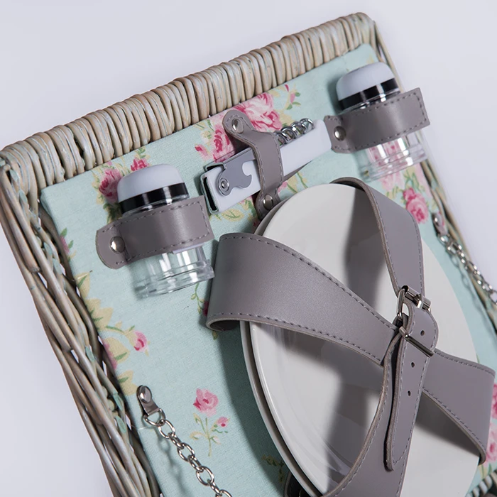 Handmade Kids Fruit Rattan Wicker Picnic Basket With Lid