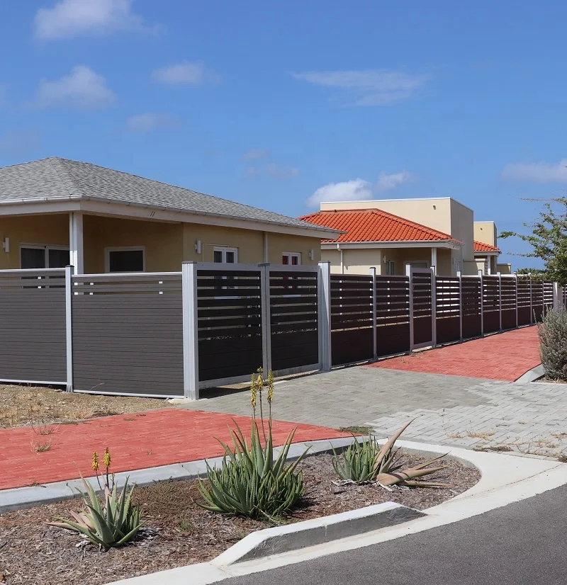 Supplying Recyclable WPC plastic garden fence