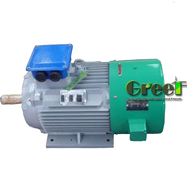 5kW 30rpm high effciency water power generator , low speed permanent magnet generator for hydro project