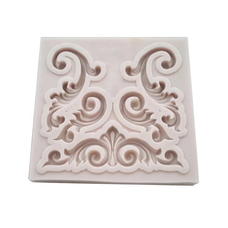 European Frame Style Gum Paste Cake Liquid Silicone Fondant Chocolate Decorating Tools