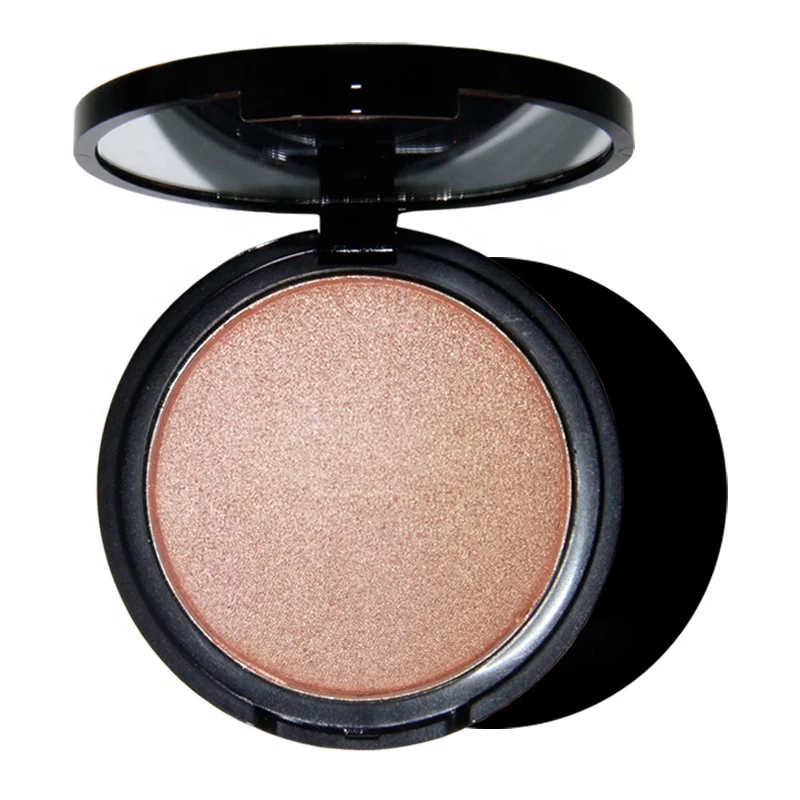 High Quality OEM 6 Colors Face Foundation Pressed Powder Highlighter Makeup