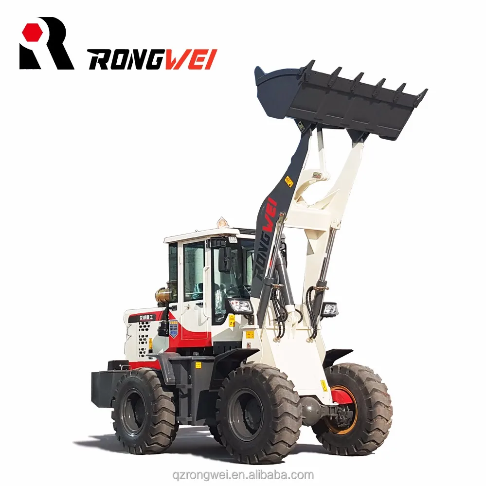 2-тонный небольшой фронтальный погрузчик ZL920A Rongwei с дизельным двигателем kubota