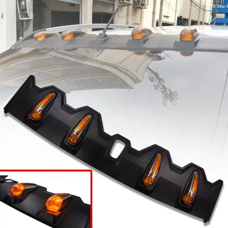 
Universal FITT ABS plastic roof light front spoiler for hilux revo rocco Thailand style chinese manufacturer 