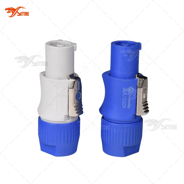 PA speaker link lead powercon in and out connector