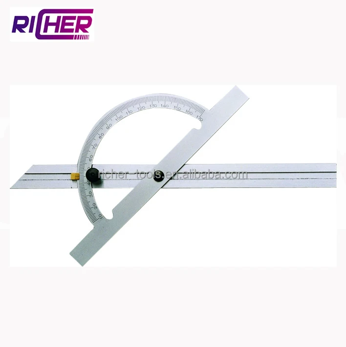 
Adjustable Protractor 10-170 Degree Bevel Protractor Stainless Steel 