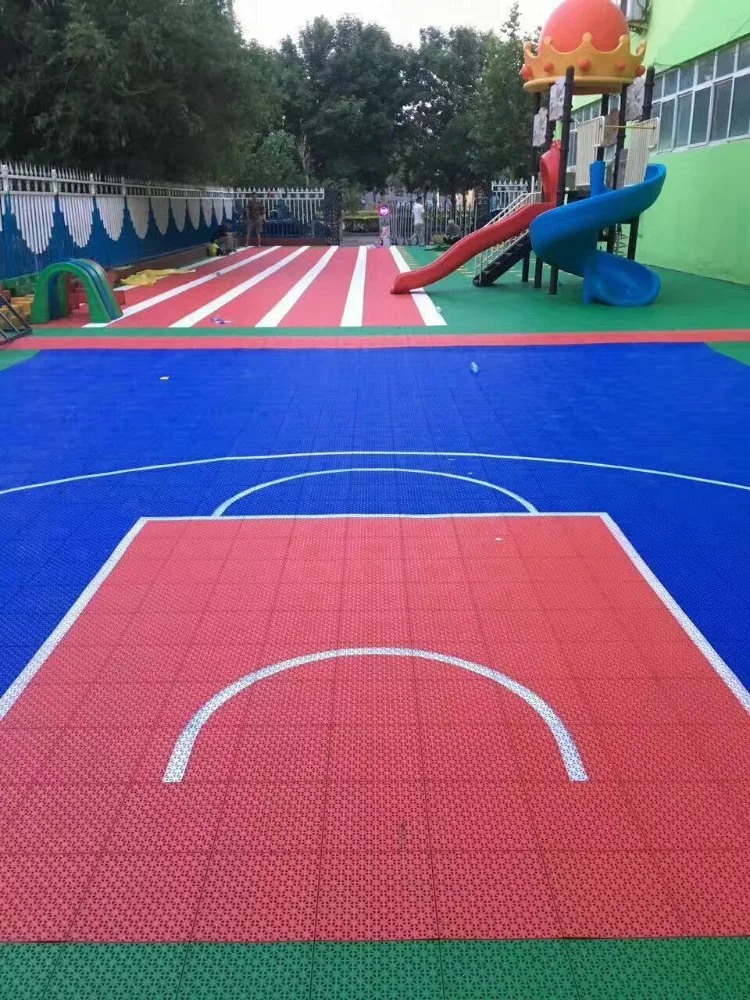 Basketball Equipment Sports Floor Basketball Floor System Plastic Outdoor Basketball Court Floor