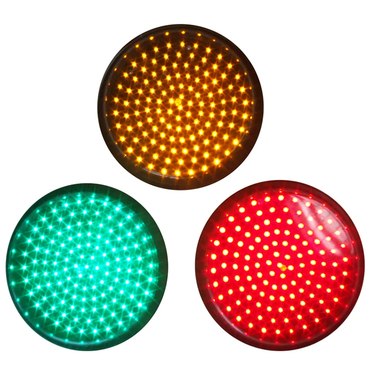 200mm Red Signal Blinking LED Traffic Light Module, Pixel Cluster Semaforo