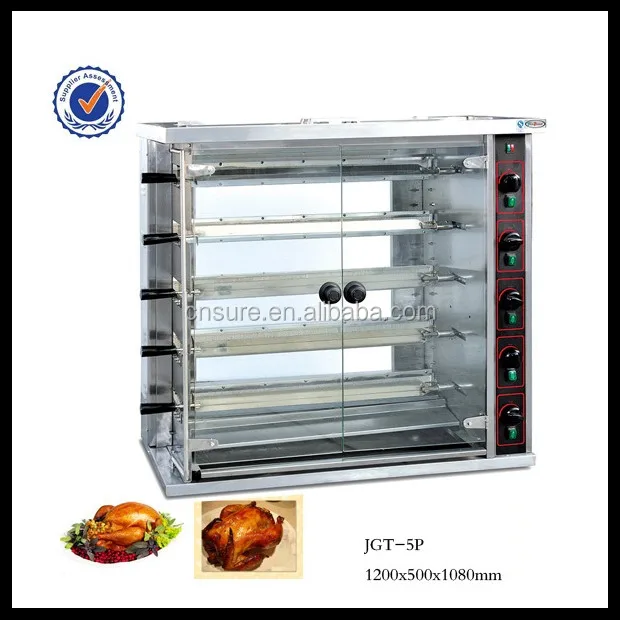  Газовая серия с 3 шпаговыми предохранительными клапанами и термопарой вместимость: 15 штук курицы