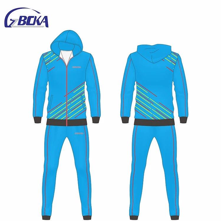 Factory custom club team training soccer jersey fitted tracksuit men sportswear