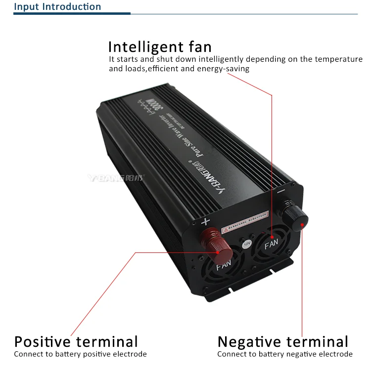 
dc to ac 12v 24v 110v 220v pure sine wave 5000w inverter 