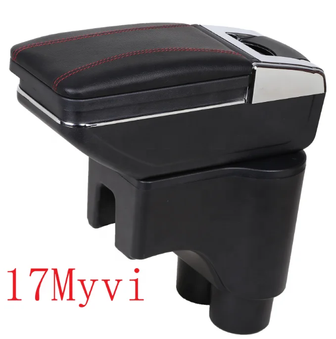Japan  Almera / Sunny March 2011-2017 arm rest armrest box console refitting accessories car Double Layer Telescopic