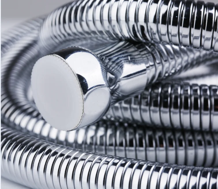 Stainless Steel Double Lock Flexible Shower Hose Chrome Plated