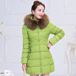 2022 Hot Selling Midi Pattern Women Winter Coats Lady Thick Jacket Warm Clothing Girl Down Jacket Wholesalers