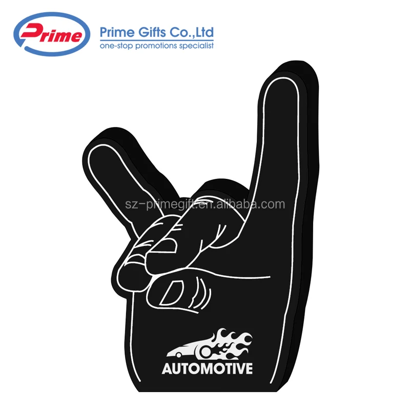 Пользовательский логотип шокер пенопластовый палец рука по низкой цене