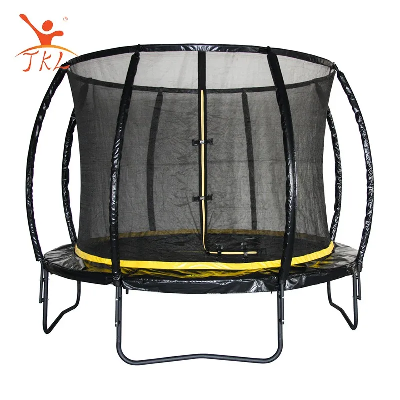 Aerobic Training premium outdoor round big bungee jumping large cama elastica adult trampoline with safety enclosures for sale