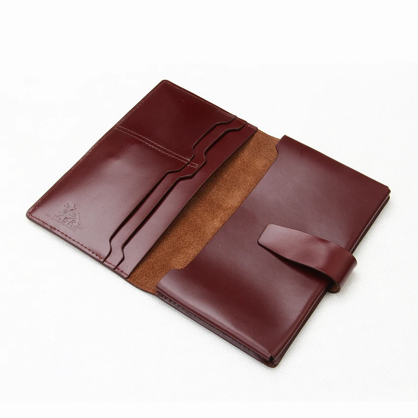 Factory Wholesale Black Vintage Leather Cell Phone High Quality Holder Case Wallet