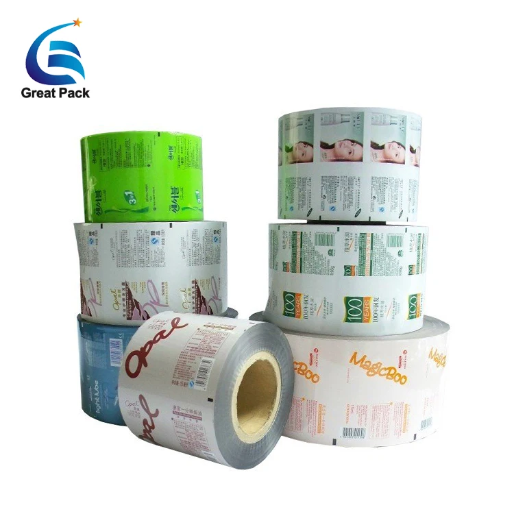 Low price food packaging plastic film roll for packing machine