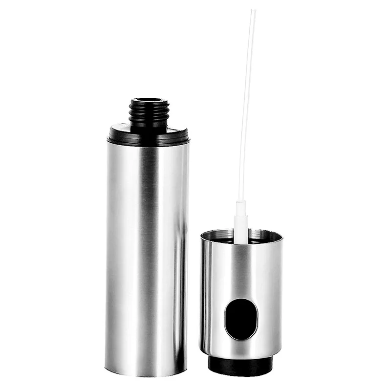 stainless steel fuel injection bottle and Barbecue Marinade Spray Bottle  Brushed Aluminum Olive Oil Sprayer