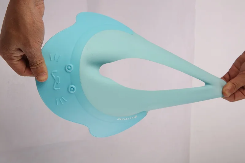 
food grade silicone baby bath shower cap waterproof shampoo caps 