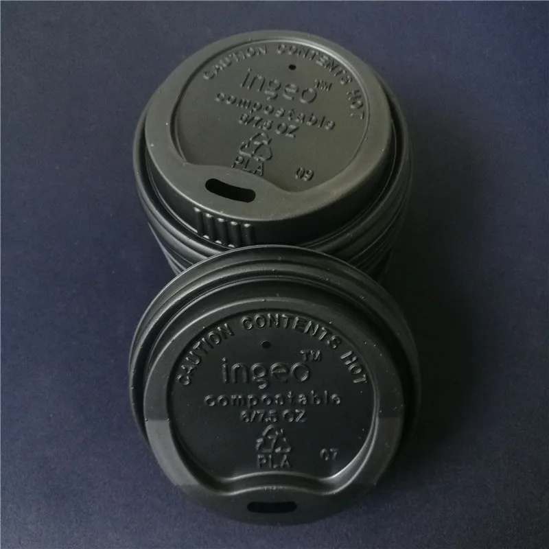 70 MM China cheap PLA coffee lids