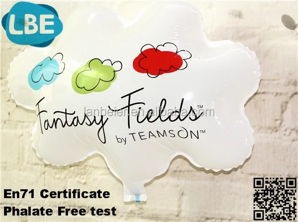 custom air foil cloud shape balloons helium
