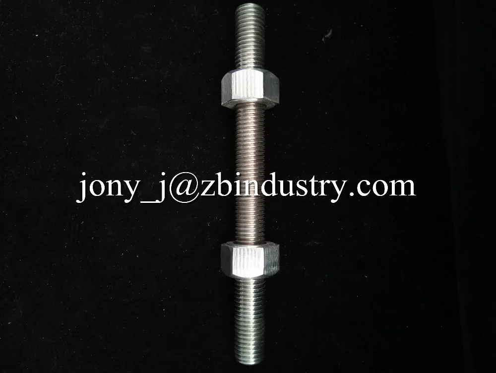 
A193 B8T, Stainless Steel SS321/ AISI 316/316L Stud Bolts with Nuts 