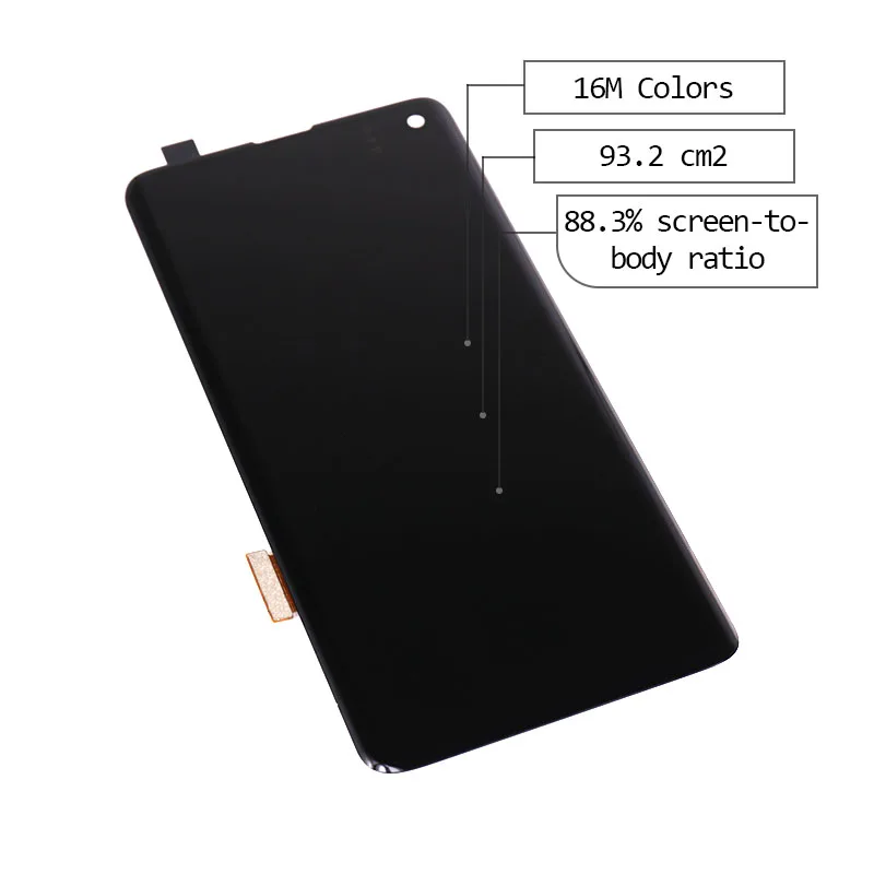 For Samsung For Galaxy S10 LCD Display For Samsung S10 G973 LCD With Touch Screen Digitizer Assembly