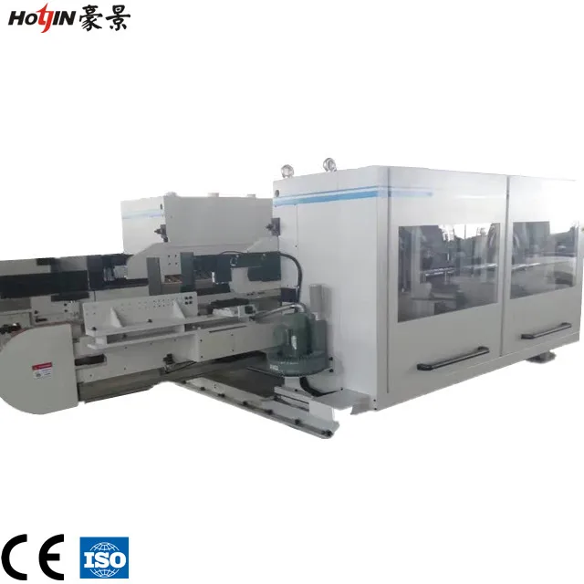 Woodworking double end tenoner machine