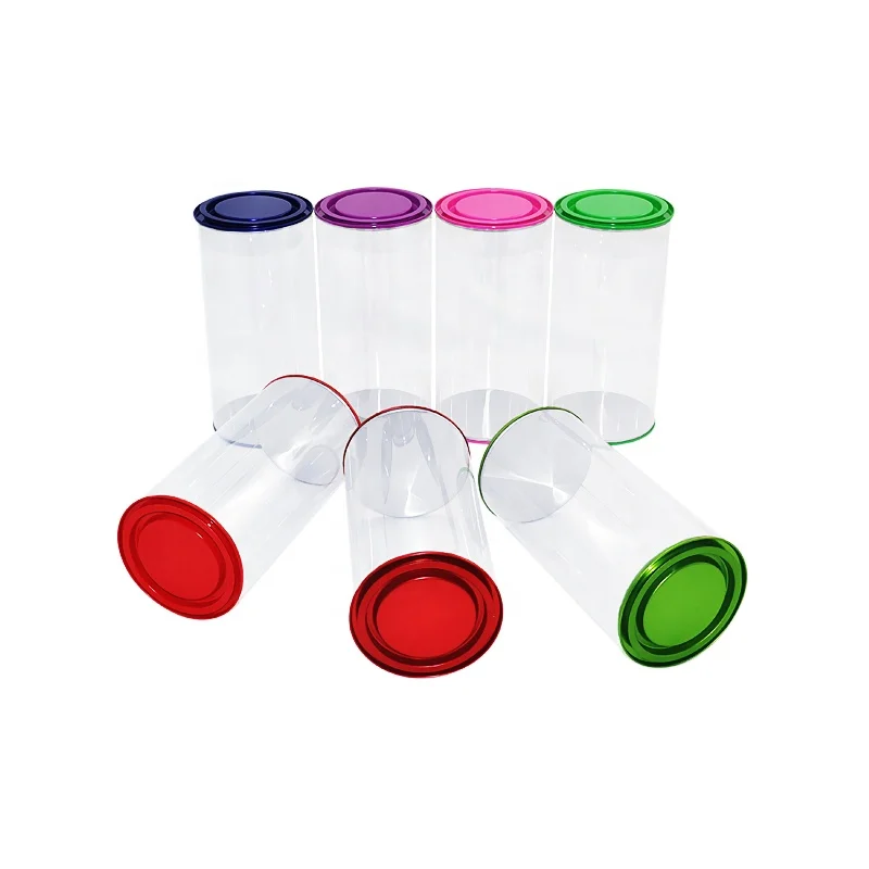 D75X140Hmm Factory custom pet plastic canister with lid