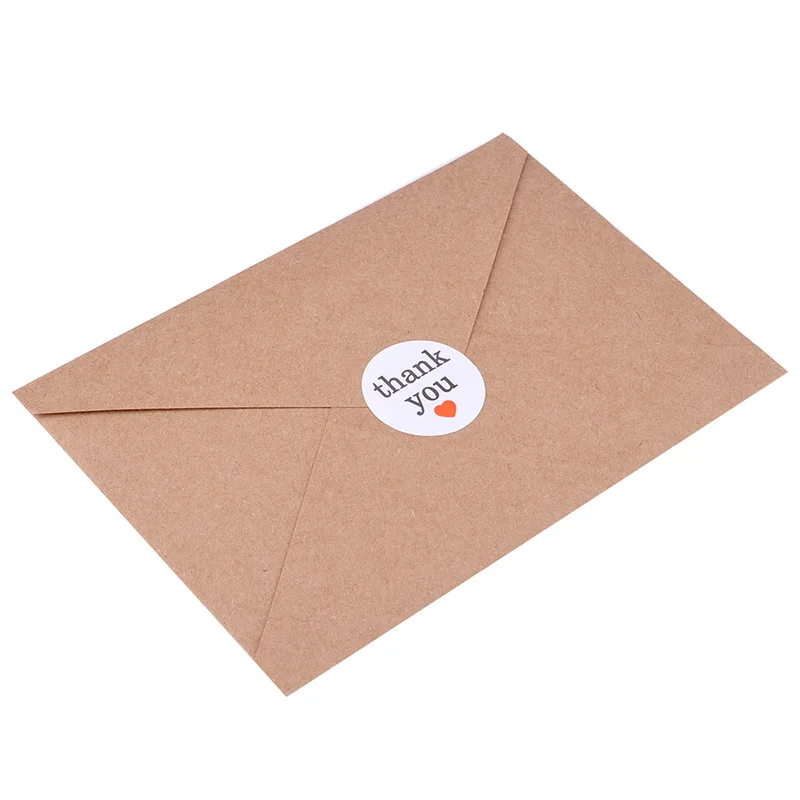 1000 Beautiful Modern Personalized Thank you adhesive seal Sticker label for cake box