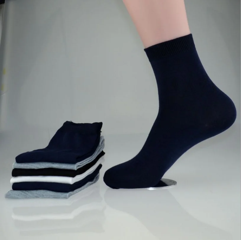 
Bamboo Black Work Thick Socks For Men 