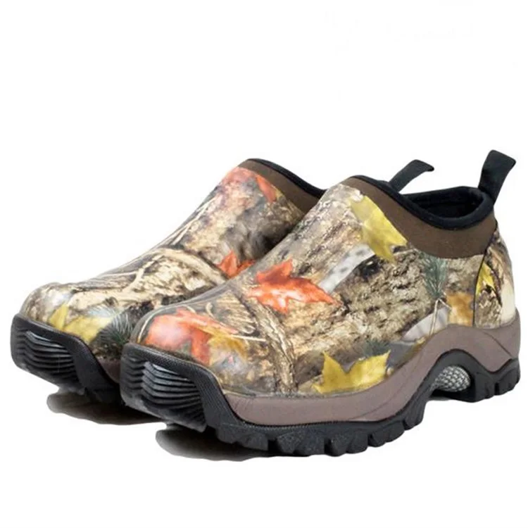 
Hot sale high quality waterproof ankle boot anti-slip cheap safety camo shoes 