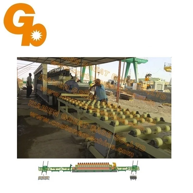 Auto Marble Slab Polishing Line Machine