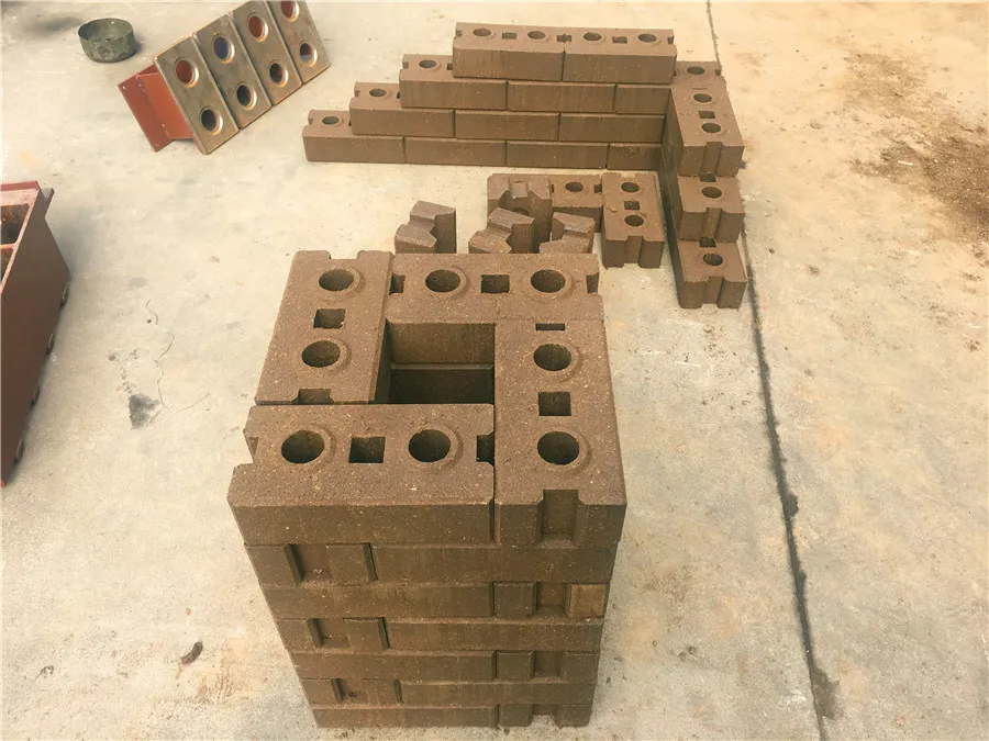 HBY4-10 automatic compressed ecological brick decorative clay brick making machine