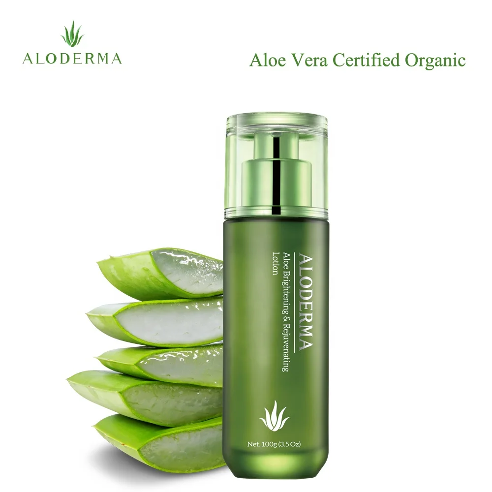 Mulberry Root Extracts Infused Organic Aloe Vera Skin Lightening Face Lotion for Fighting Dullness and A Brighter Appearance