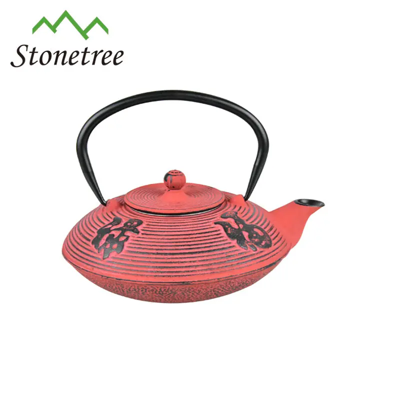 Wholesale New Style Enamel Coated Cast Iron Teapot