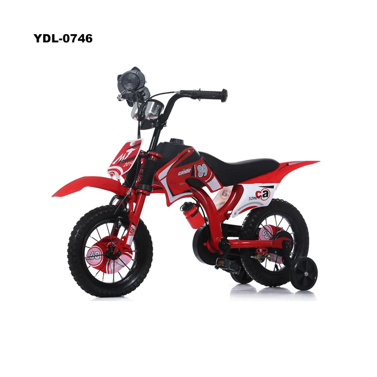 Мото детский велосипед 12-дюймовый односкоростной детский велосипед