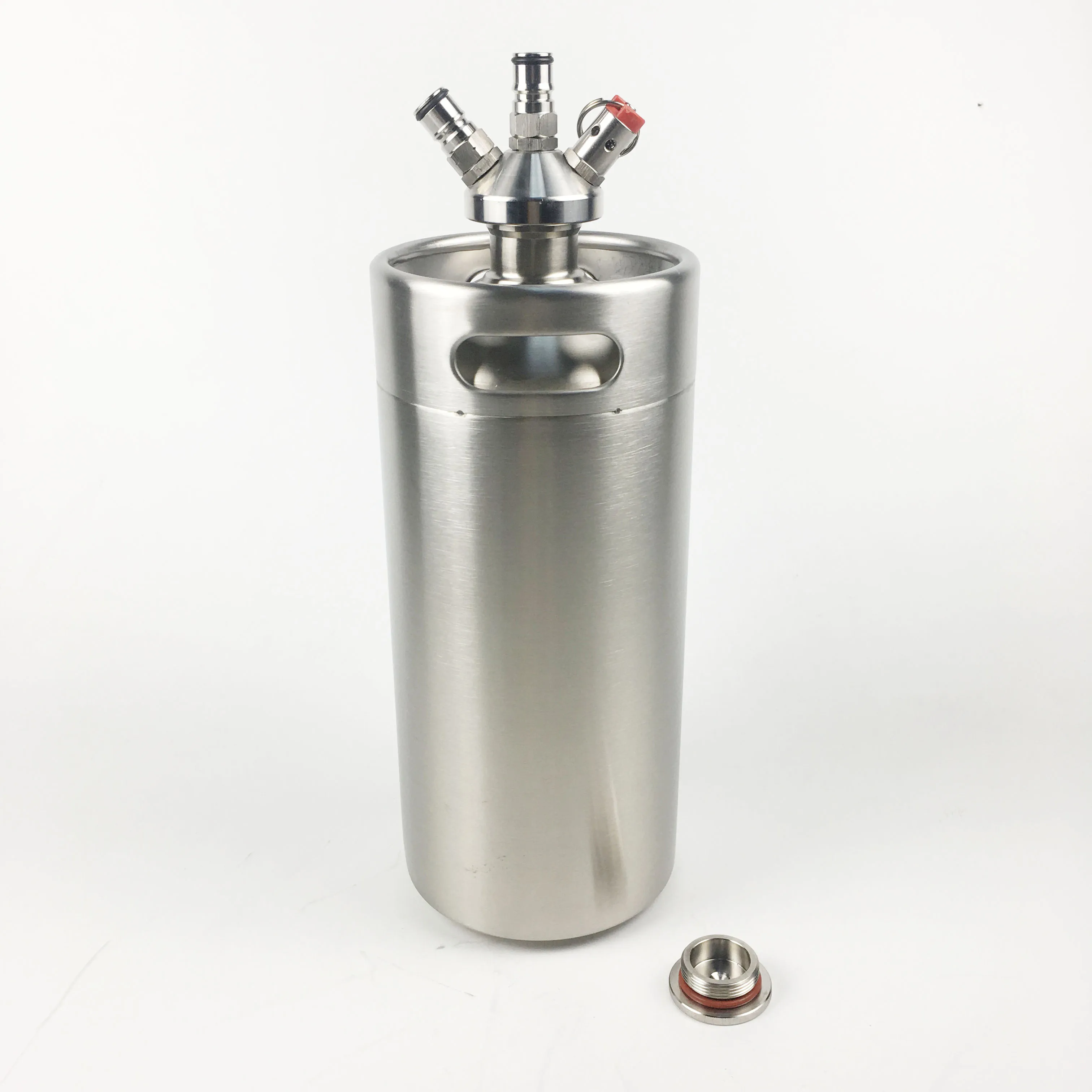4 Liter Stainless Steel 304 Mini Beer Kegs for Beer,Coffee and Wine