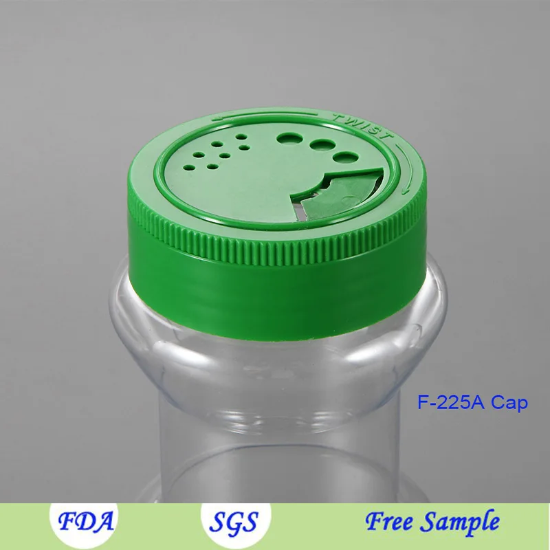 225ml spice jar wholesale empty flavor pepper plastic bottle toothpick cap