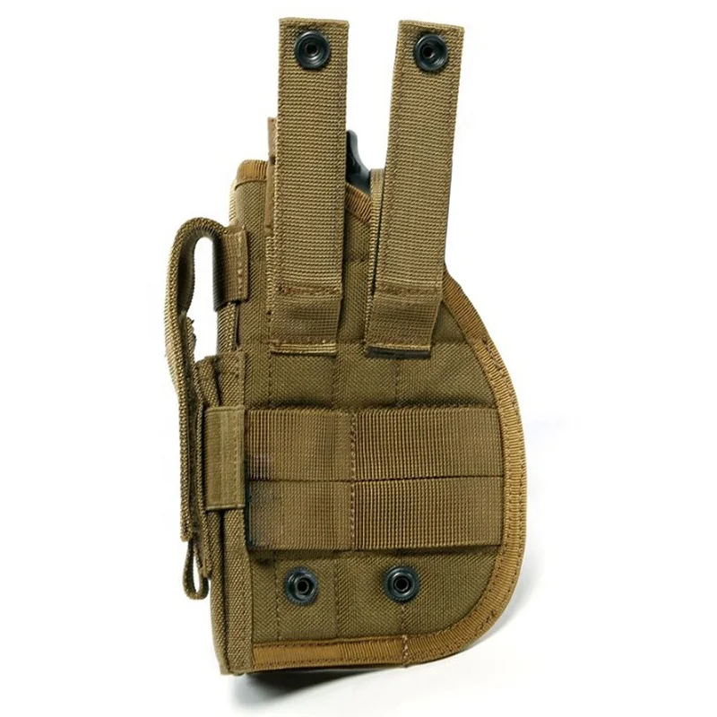 IPSC Tactical Molle Pistol Gun Holster Modular Combat Airsoft Waist Belt gun bag for Right Hand