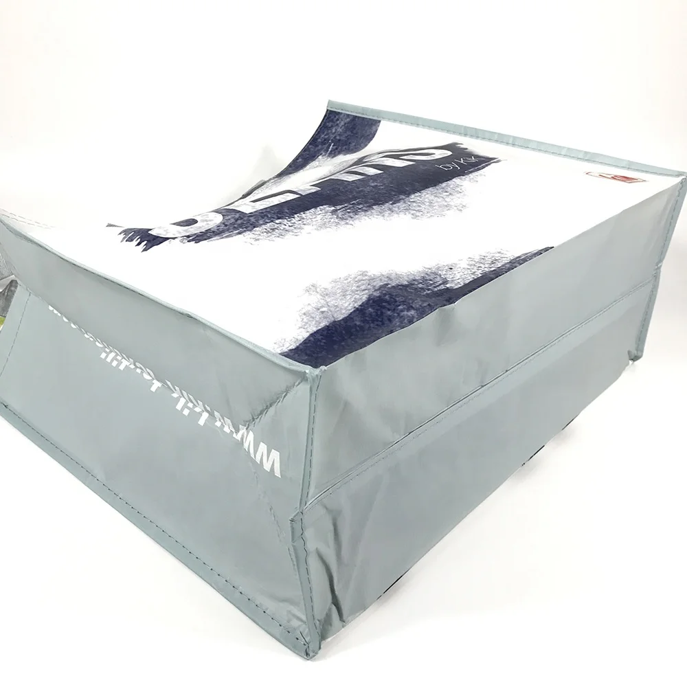 Сделанная на заказ Сумка-тоут из эко-ткани складная сумка для покупок RPET с двойными ручками