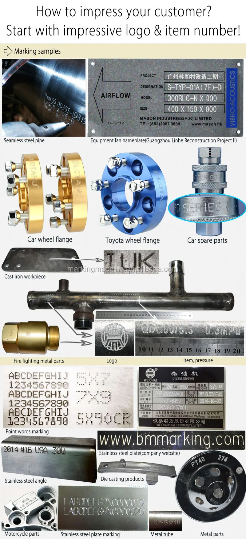 Car vin number dot pin marking machine