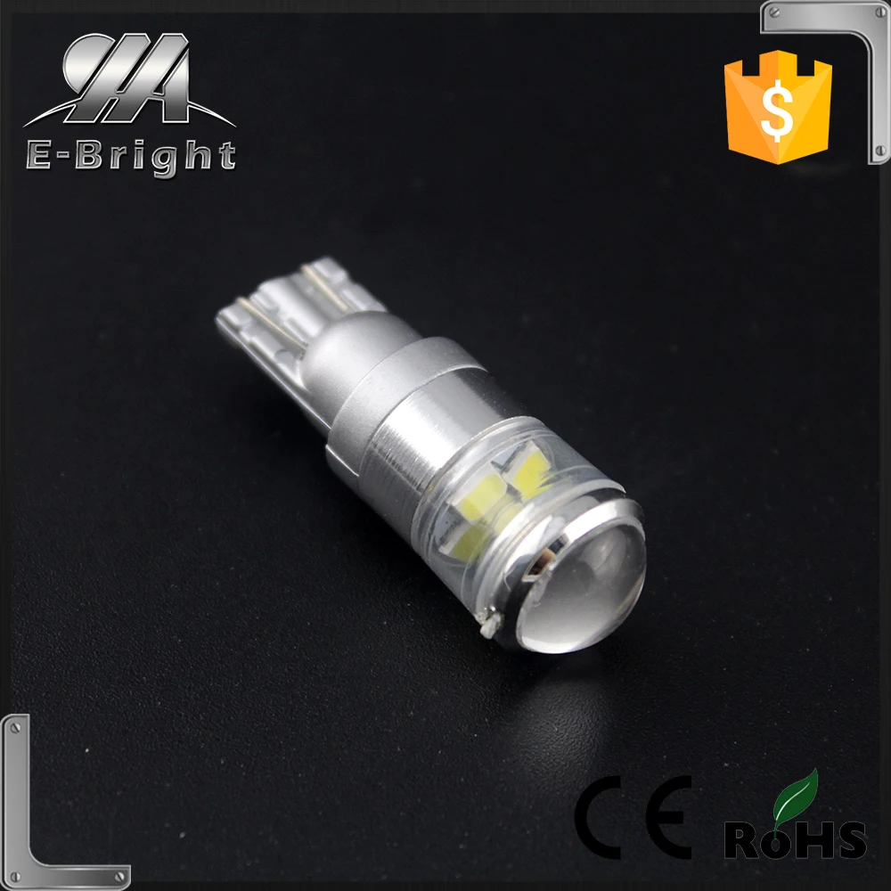 Белый 4SMD-2835 Объектив Проектора 168 194 2825 W5W LED Замена Лампы Для Номерного знака