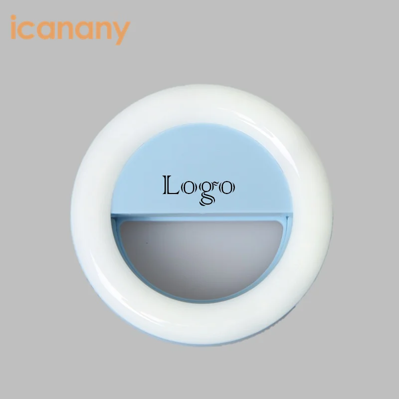 2021 High Quality Custom Logo RK14 led mobile phone selfie ring light for smartphones