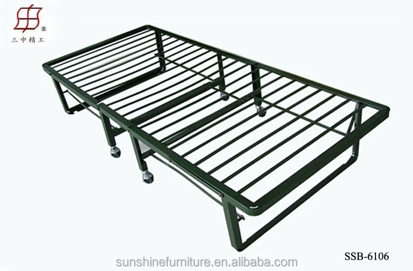 
best selling cheap military ,hospital, hotel extra rollaway folding single bed with large loading quantity 