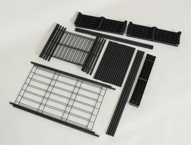 Closet organizer stainless steel cloth drying rack with large capacity for household