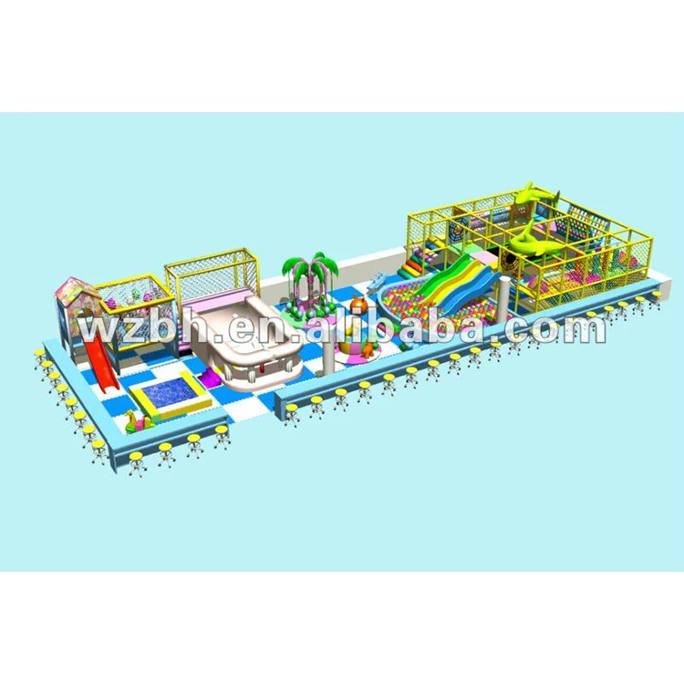 BHID Playground Set, Playground Ball Customized Indoor Play Set, Indoor Pool Playground Slide/Combined Slide 28 >3 Years 0.45mm
