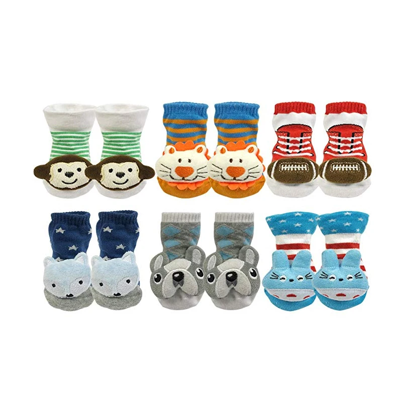 Wholesale free sample organic rubber sole new born cute sock baby shoes grips socks