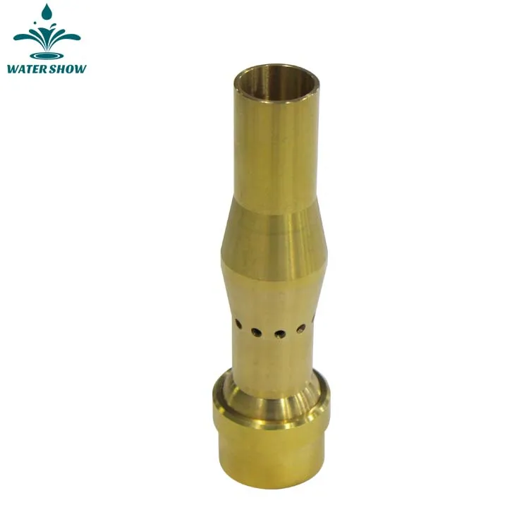 Factory supply full brass many branch jade chopstick shower nozzle 3d dry deck fountain nozzle