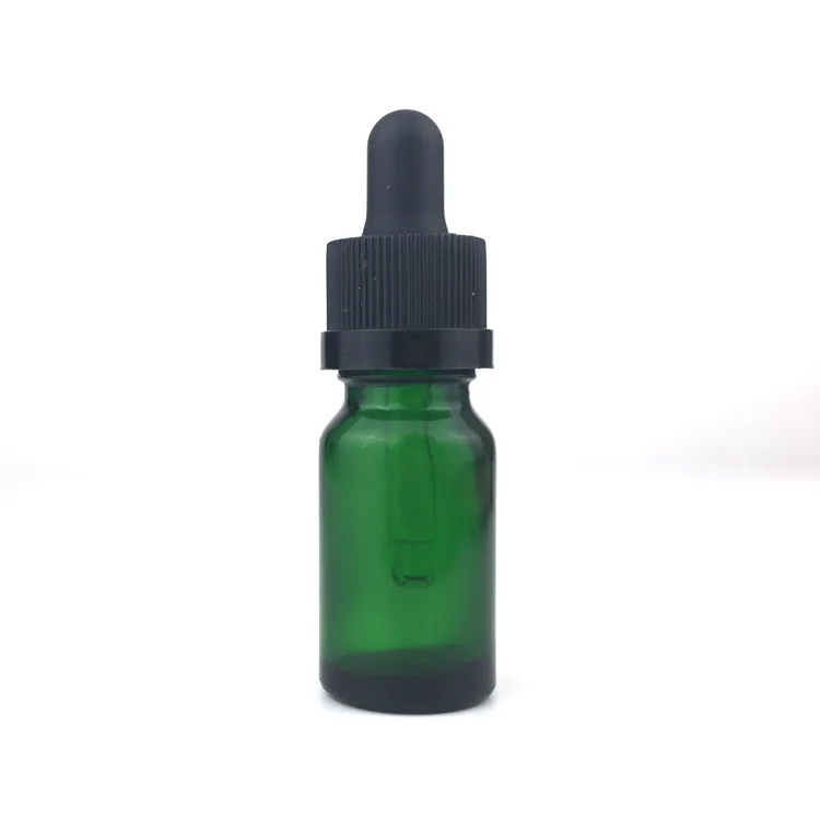 15ml 20ml 30ml 50ml 100ml clear blue amber green 10ml round shape glass dropper bottle with crc cap